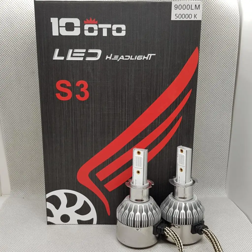 9006(HB4) 10oto Led Xenon Super Dark Blue Color 9000LM 30000K Lightning Effective-Bright Car Headlight - High Quality | Автомобили и