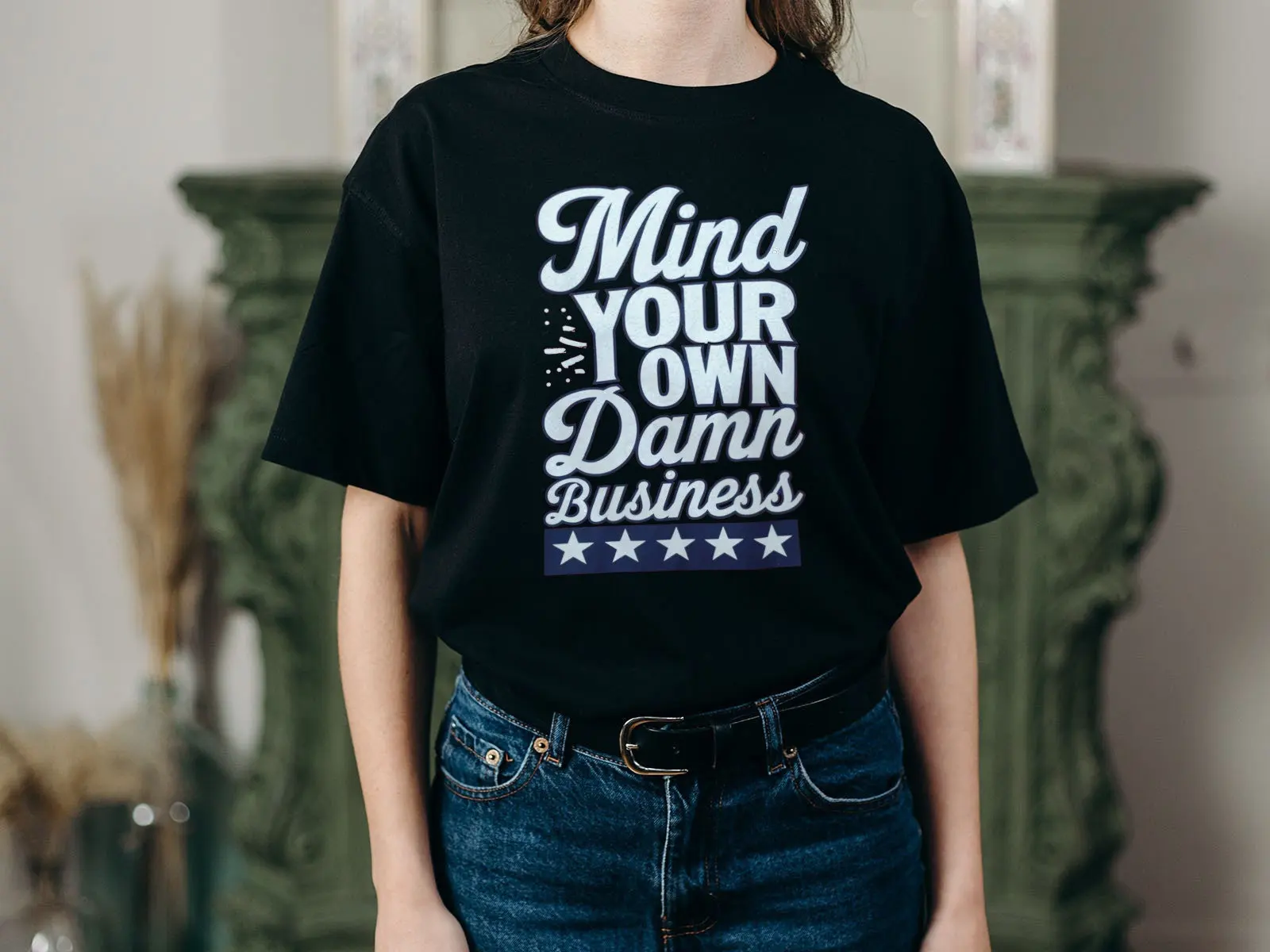 Футболка Смажите свои собственные черты деловая футболка Harris Walz 2024 темно-синий