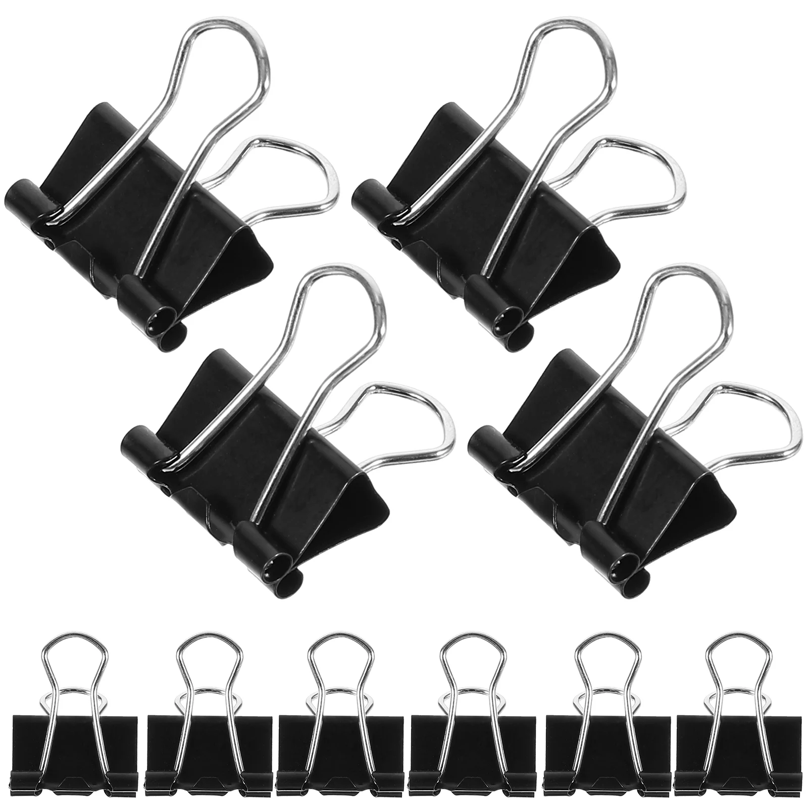 

100 шт., зажимы для бумаги, из нержавеющей стали