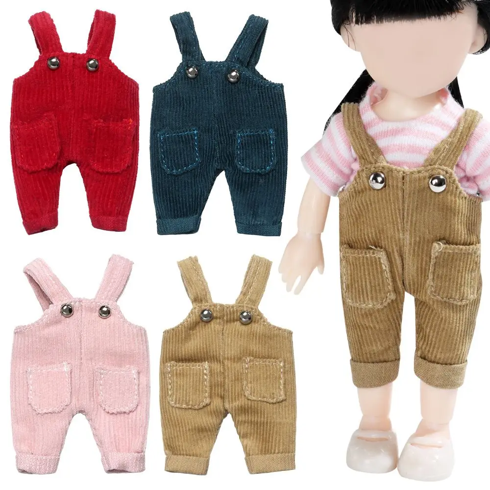 

1/11 Doll Clothes Fashion Pants Overalls For ob11 Dolls Casual Wears for 1/12 BJD Dolls Clothes Accessories Kids Toys