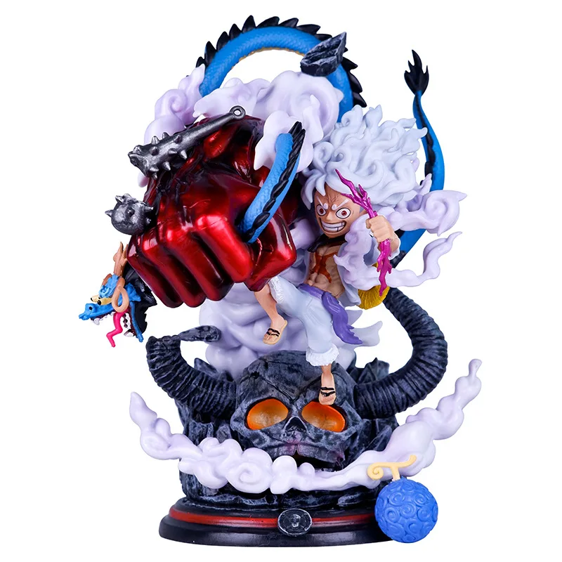 

22cm One Piece Series Gear 5 Nika Luffy Tianhui WCF Ghost Island Devil Fruit GK Statue Figure Model Ornaments Collect Toy Gift