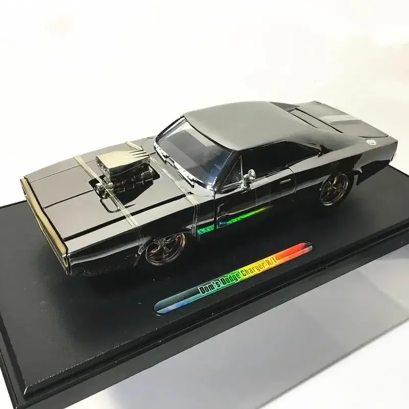 

Jada 1:24 Electroplating Fast & Furious Dom’s Dodge Charger R/T Alloy Model Car Chrome plating Limited edition Collection