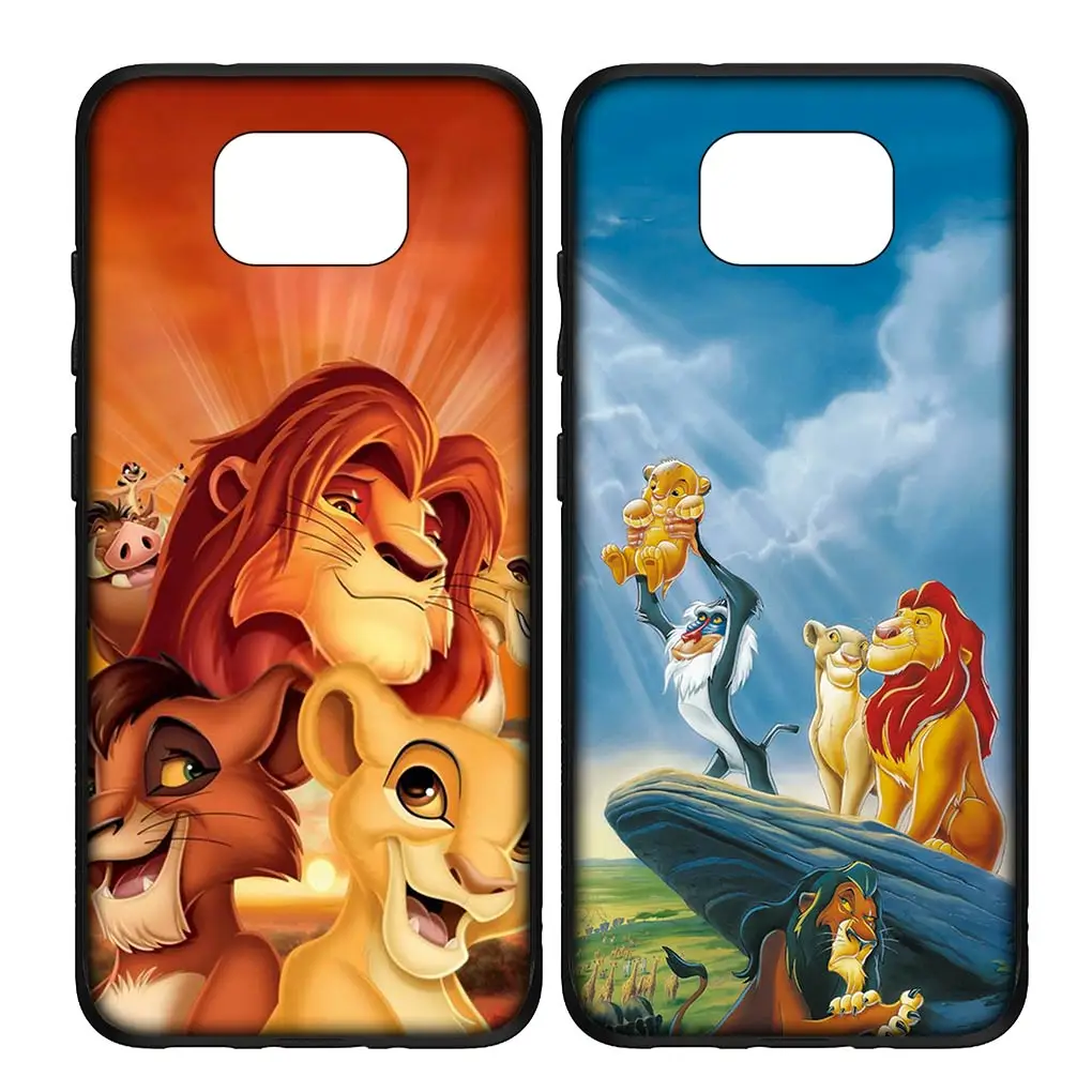 The Lion King Simba Pumbaa TPU Case for Xiaomi Poco C65 X3 NFC GT X4 M4 M6 Pro F3 Redmi 13C 14C Phone Cover Flexible Casing