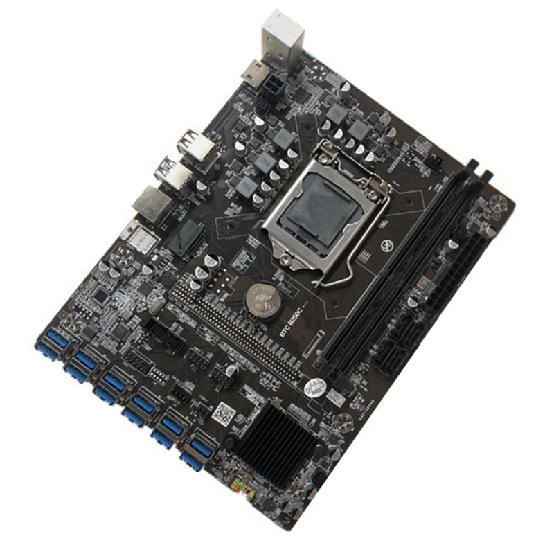 

Семейная материнская плата для майнинга с процессором G3900 + кабель SATA + кабель RJ45 3 метра + кабель переключения 12XPCIE на плату со слотом для карт...