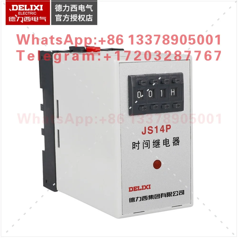Фото Реле времени Delixi JS14P 9.9S 99S 999S 99M 99H 999 часов, минут, секунд №4
