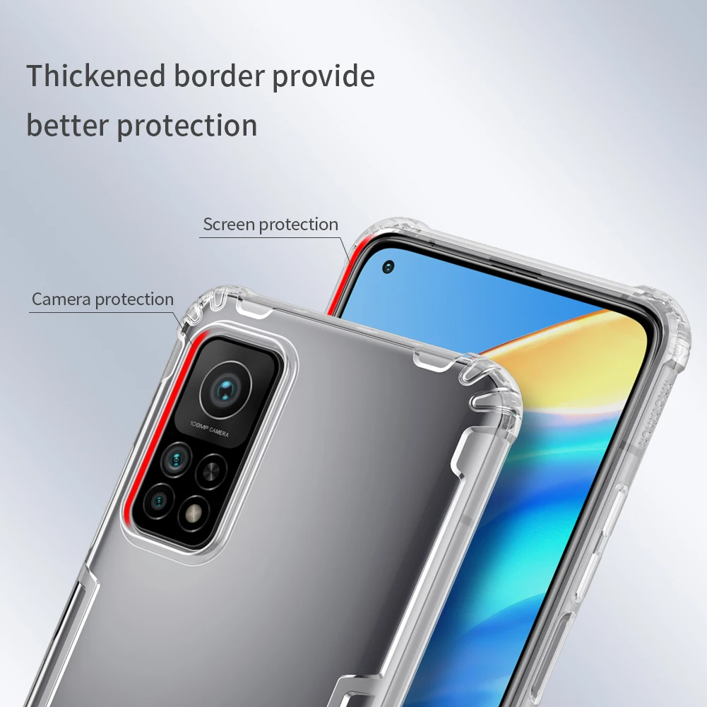 For Xiaomi Mi 10T Pro 5G Case Mi10T Lite 10i 5G Cover Nillkin Transparent Case Soft Silicon TPU Cover For Xiaomi Mi 9T Pro 10T