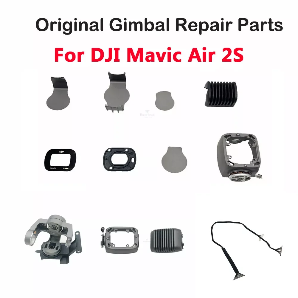 

Original Mavic Air 2S Gimbal Arm Cover Cap Lens Glass Camera Frame With Pitch Motor PTZ Cable Spare Parts For Replacement