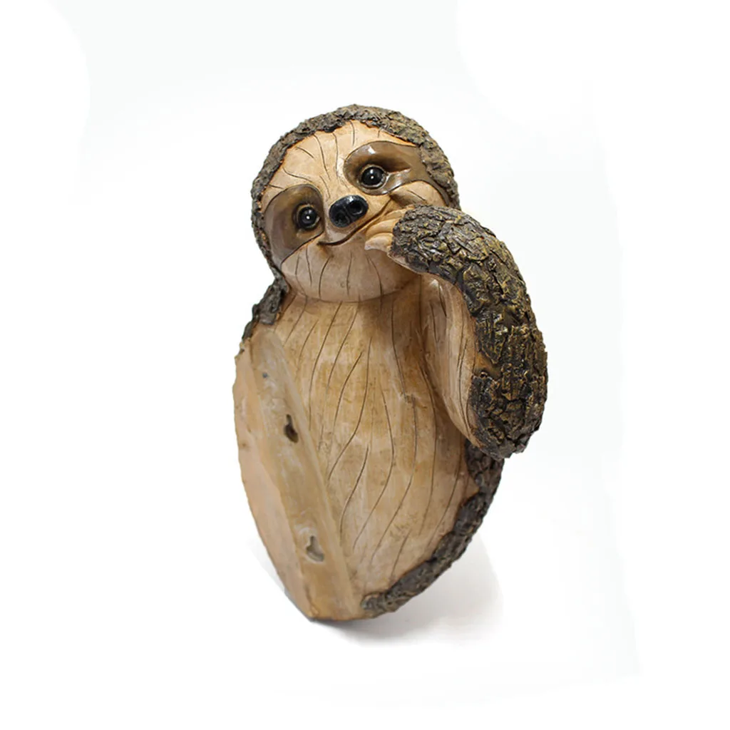 

Realistic Figurine Tree Hugger Sculpture for Tree Decoration