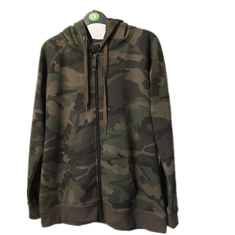 

High Quality Autumn Womens Men Couples Hooded Jacket Camouflage Cotton Casual Loose Large Size 4xl Long-sleeved Sweateshirts