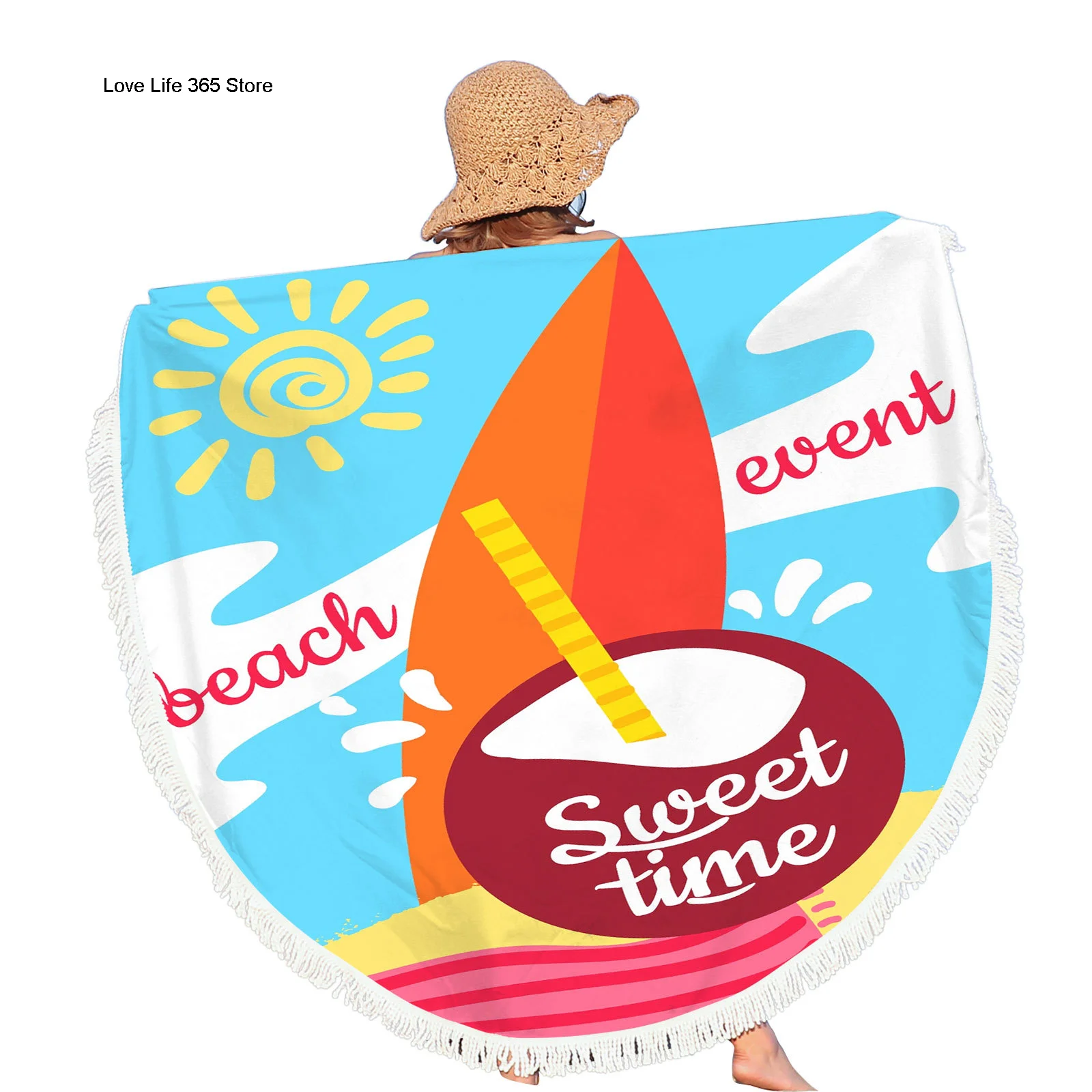 S Summer Thick Bath Towel Microfiber Fabric 150cm Size Swimming Travel Sport Adult Kids