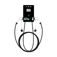 ac 7kw double charging plugs 1 phase electric cars wall mounted ev charger for ev charging station