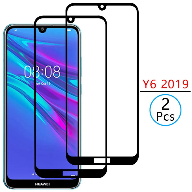 

Защитное закаленное стекло для huawei y6 pro prime 2019 защита для экрана на y 6 6y y6pro y62019 y6prime пленка huawey huwei hawei
