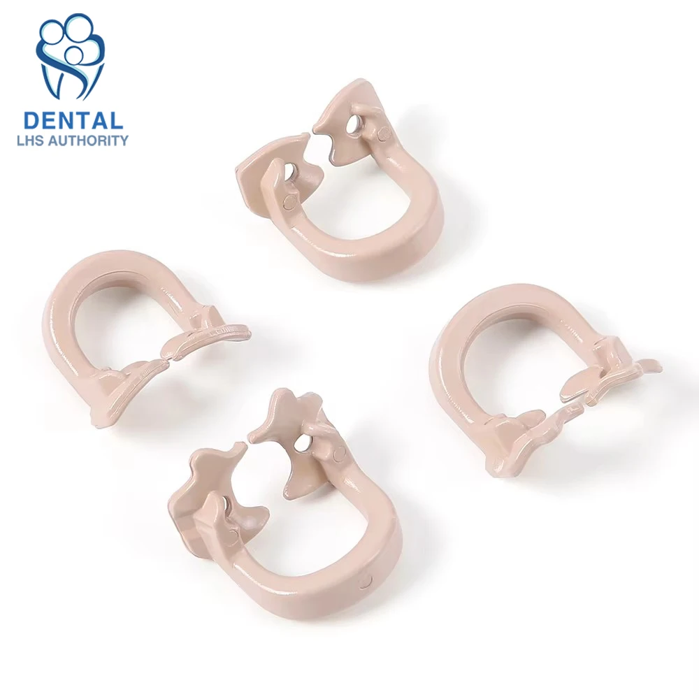 4 шт./кор. стоматологические резиновые зажимы для плотины автоклавируемые 135 ℃ Peek