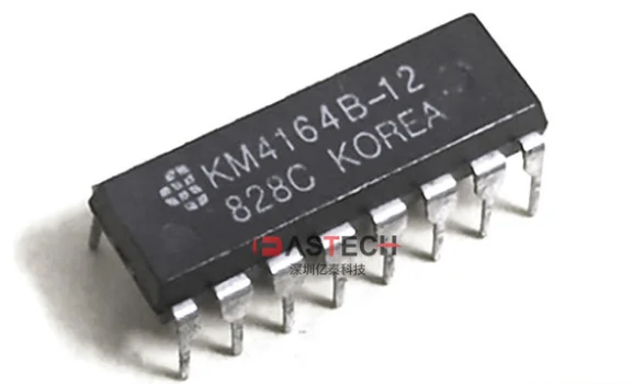 

10 pces marca novo original ponto KM4164B-12 pacote dip-16 chip componente eletrônico ic