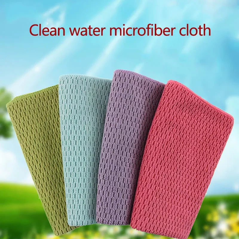 

Thicker Microfibre Wipes Table Window Tools Easy Cleaning Absorbent Portable Kitchen Towel 1 PC Cleaning Cloth