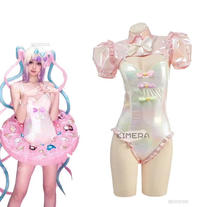 Игра NEEDY GIRL OVERDOSE KAngel боди для косплея аниме лазерный купальник костюмы Doujin