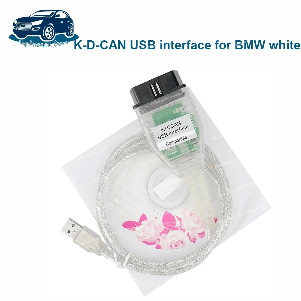 Женский USB-интерфейс для Φ E46 Диагностический кабель USB-сканера OBD2 FT232RL OBDII