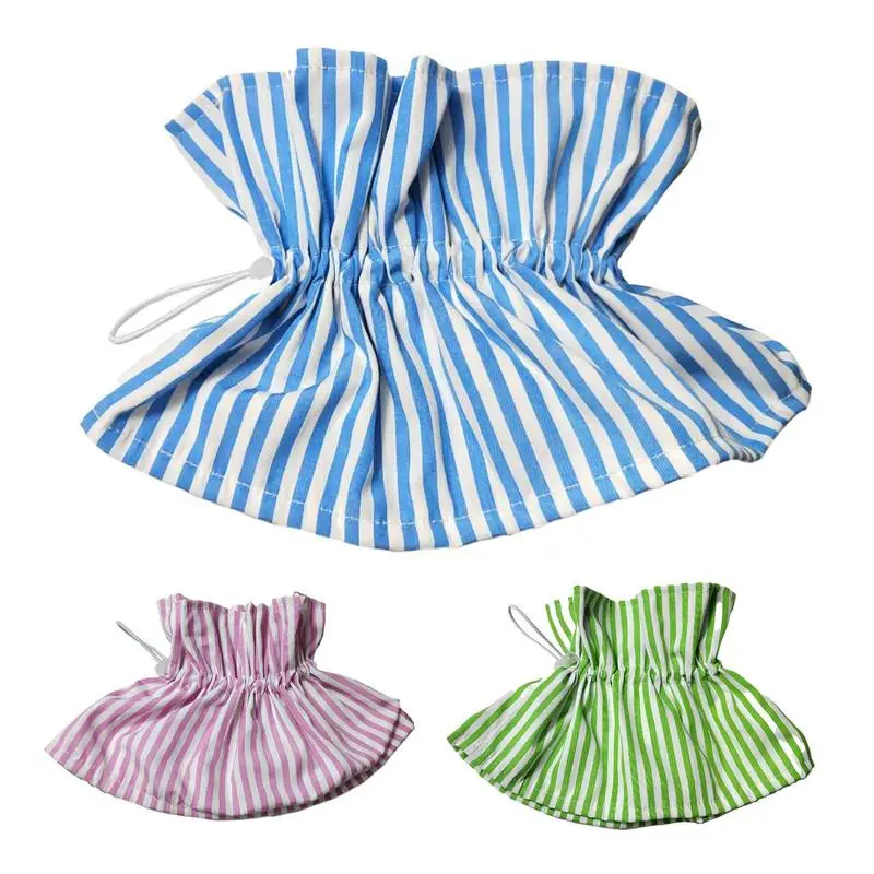 

Soft Collar For Cats Polyester Elizabethan Collar For Recovery Drawstring Design Comfortable Protective Collar Adjustable Pet