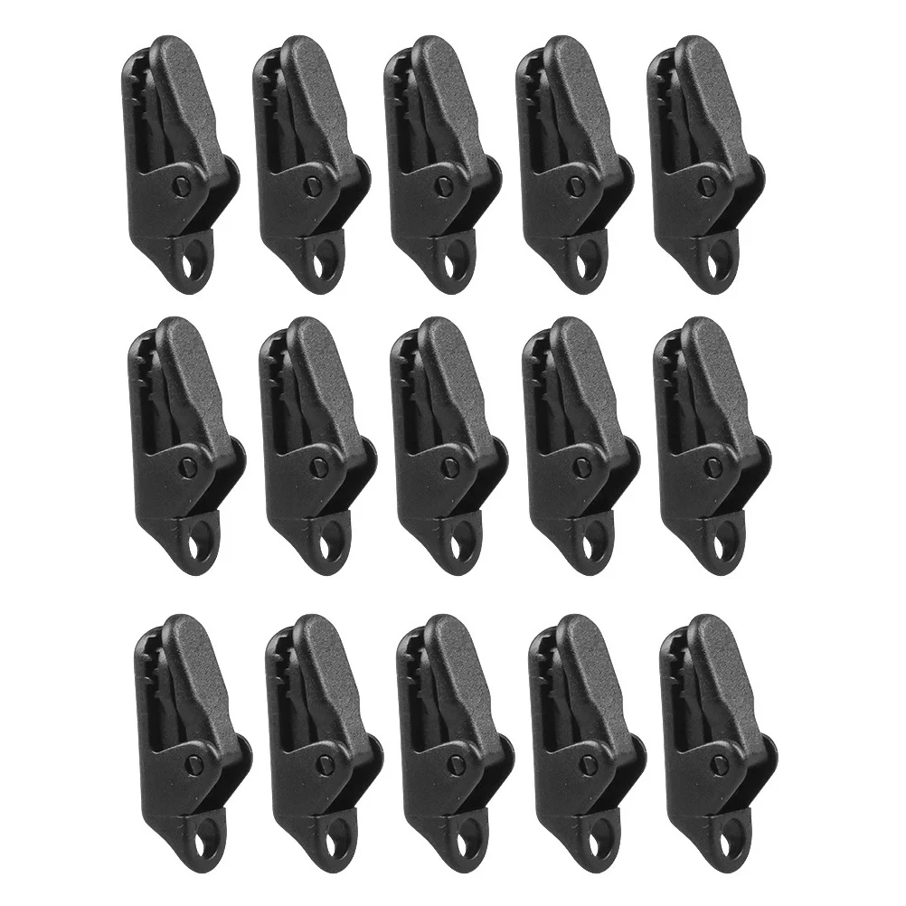 

15pcs Outdoor Tents Clips Tent Clamps Windproof Tent Clamps Tent Fixing Clips