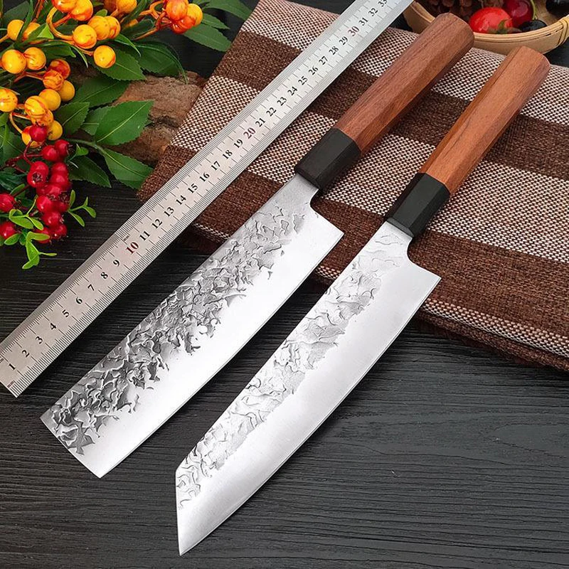 

Liang Da Knife Set Japanese Sashimi Salmon Knife High Carbon Steel Fish Filleting Kitchen Chef Knife Cleaver Cooking Tools