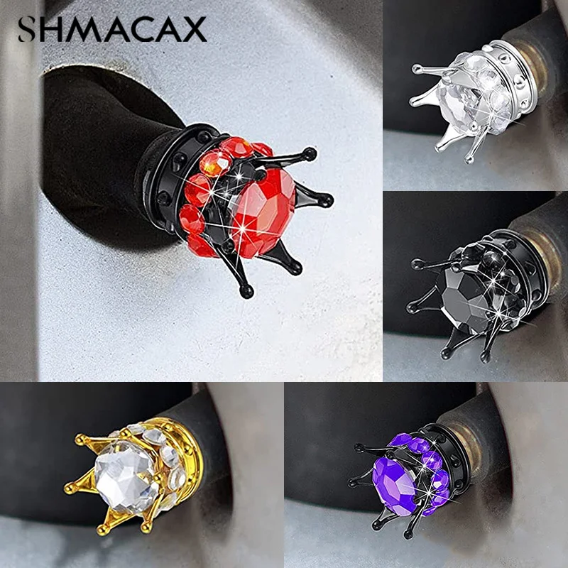 Блестящие Хромированные Колпачки Штока Клапана Аксессуар Для Автомобиля