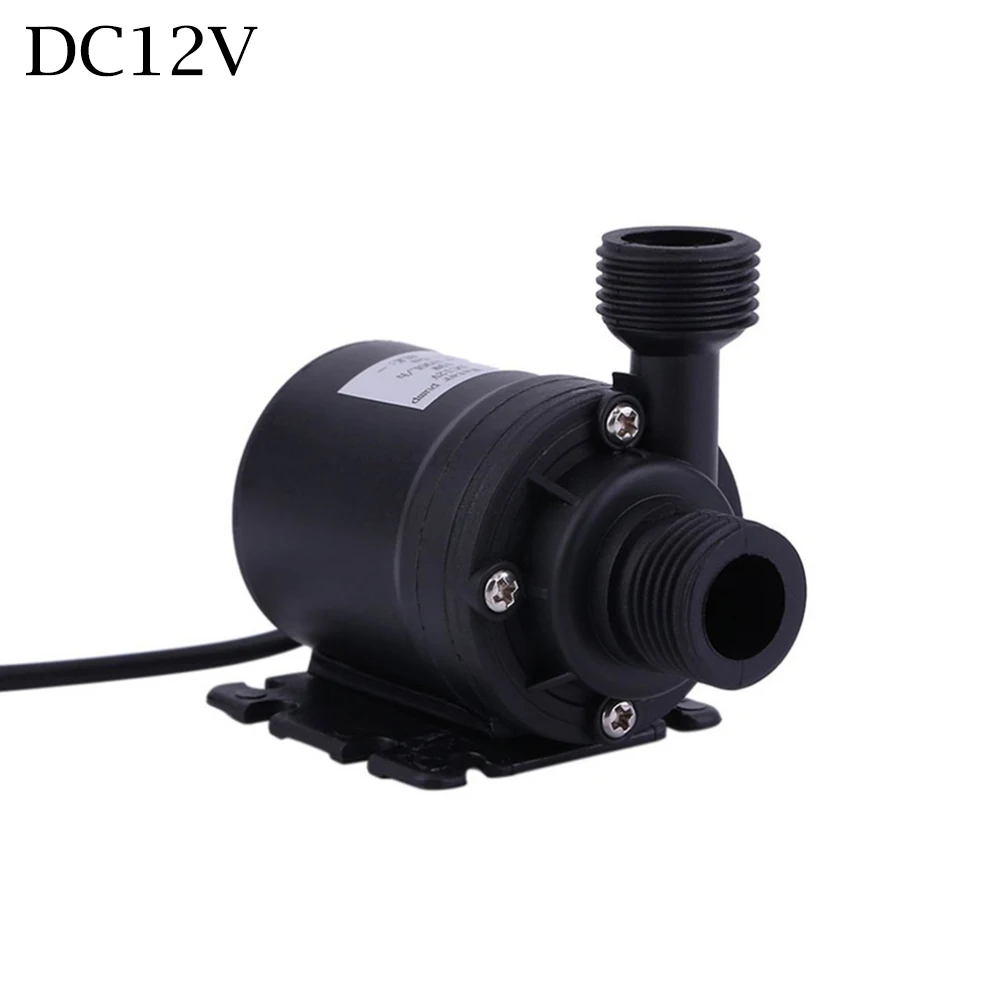

DC 12V/24V 5/6m 800L/H Mini Brushless Motor Submersible Water Booster Pump For Cooling Circulation System Fountains Heater