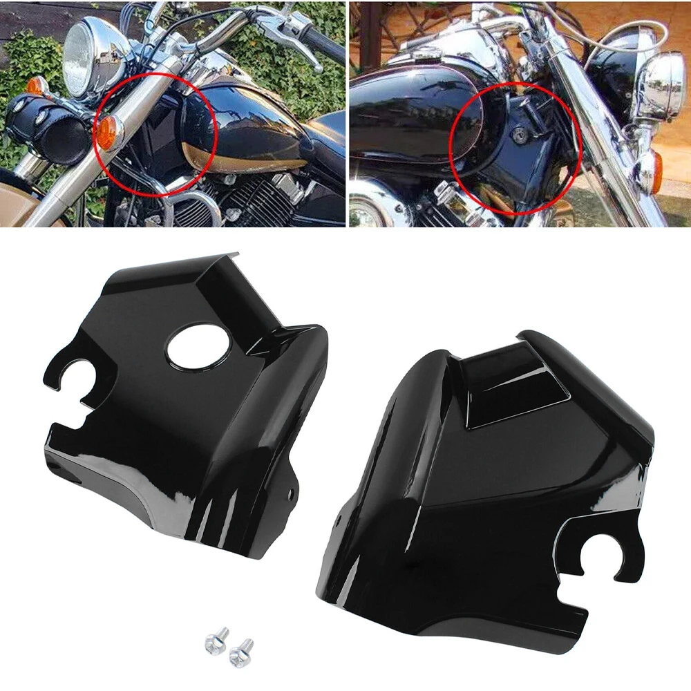 

Yamaha XVS400 Drag Star V-Star 650 Мотоциклетные Передние Вилки Верхняя Рама Колпаки Шеи Пластиковый Полный Комплект Обтекате...