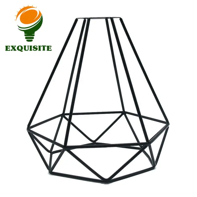 

Modern Pendant Light Iron Hanging Cage Vintage Led Lamp Minimalist Retro Lamp Guard Industrial Style Ceiling Lamp Shades