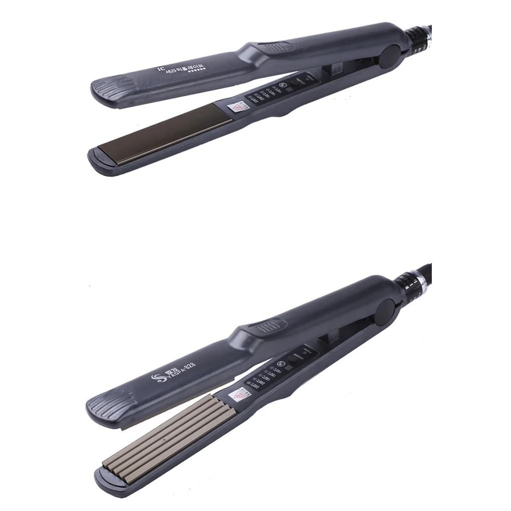 

Hair Straightener Iron Splint Straightening Machine US Plug Home Barber Shop Electric Hairstyling Splints Roller