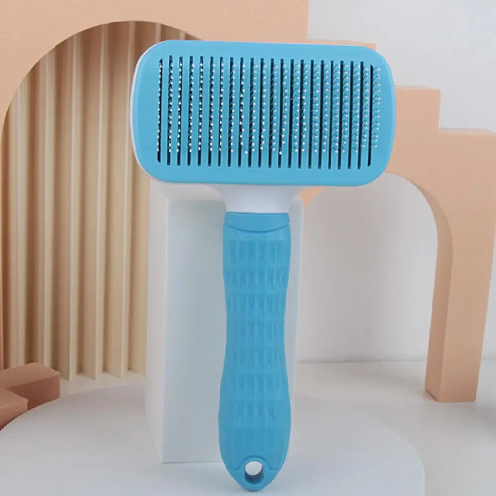 Квадратная щетка для домашних животных профессиональная самоочищающаяся