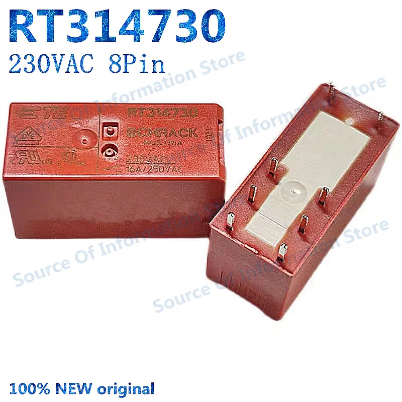 RT314730 230VAC 16A 8Pin TE/реле SCHRACK