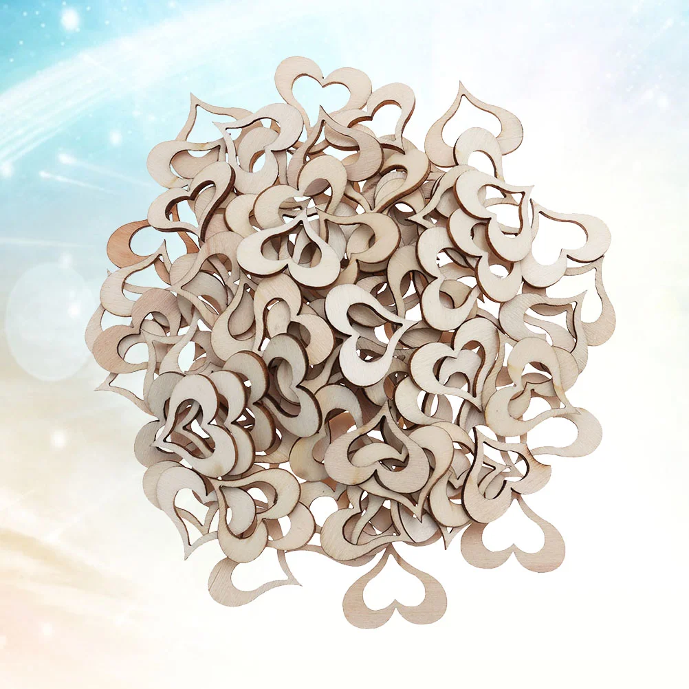 

50pcs Hollow Love Heart DIY Embellishments Craft Photo Album Decoration