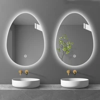 art smart bathroom mirror led light touch control bathroom shower mirror wall hanging espelho para banheiro large mirror eb5jz