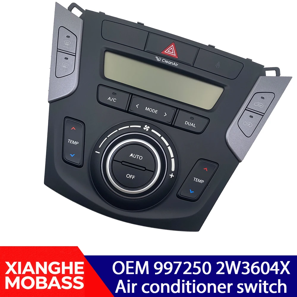 Фото Для Hyundai Santa Fe DM 13-16 97250-2W360 972502W360: Панель управления кондиционером с автоматическим поддержанием постоянной температуры, блок переключателей AC №1