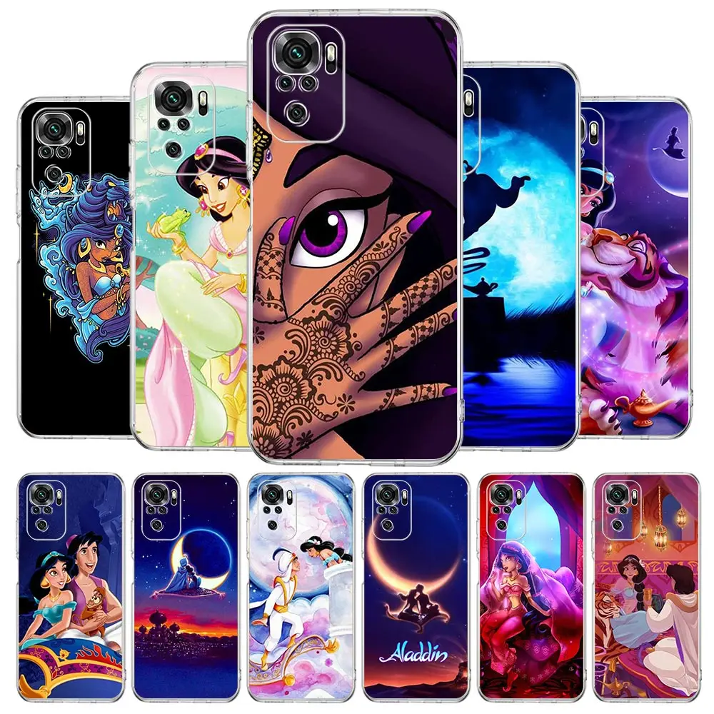 

Aladdin чехол принцессы жасмин для Xiaomi Redmi Note 7 8 Pro 8T Redmi 9 7A 8A 9A 9C 9T прозрачный силиконовый мягкий чехол Coque
