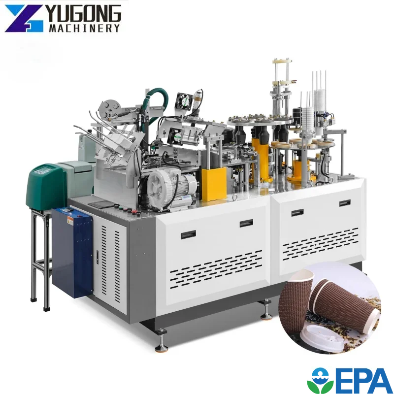 YG Высокоскоростная машина для изготовления бумажных чаш 150 г/м2 350 упаковка еды на