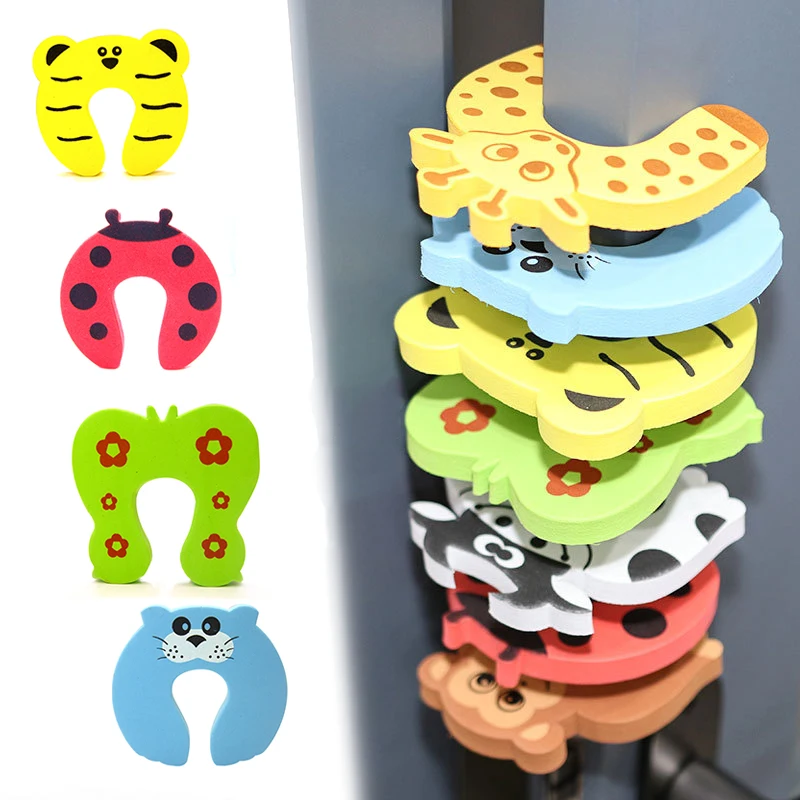 

5Pcs Safety Finger Foam Door Stopper Locks Children Protection C Shape Door Clip