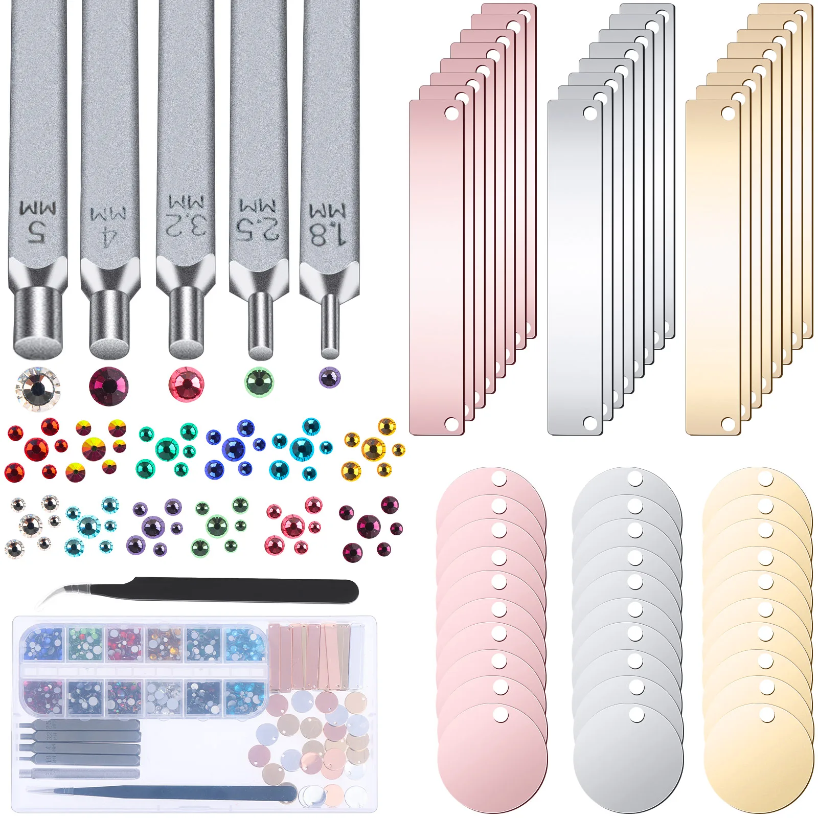 

Набор металлических штампов для изготовления браслетов и ожерелий