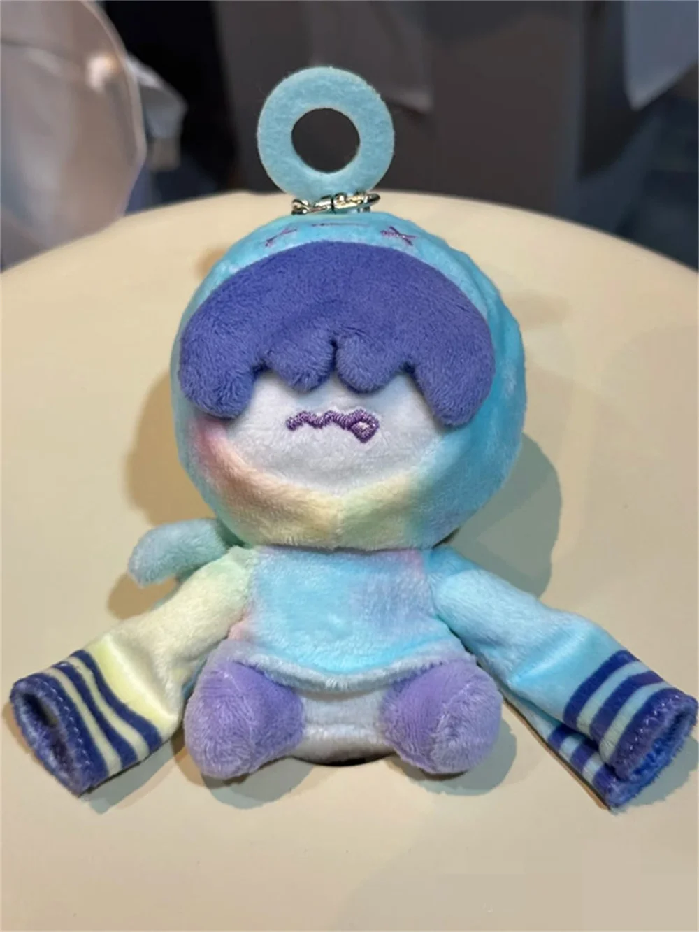 KPOP PPULBATU X SANCTUARY Tie Dye Красочная плюшевая кукла Keychian SooBin YeonJun Сумка Подвеска TaeHyun BeomGyu