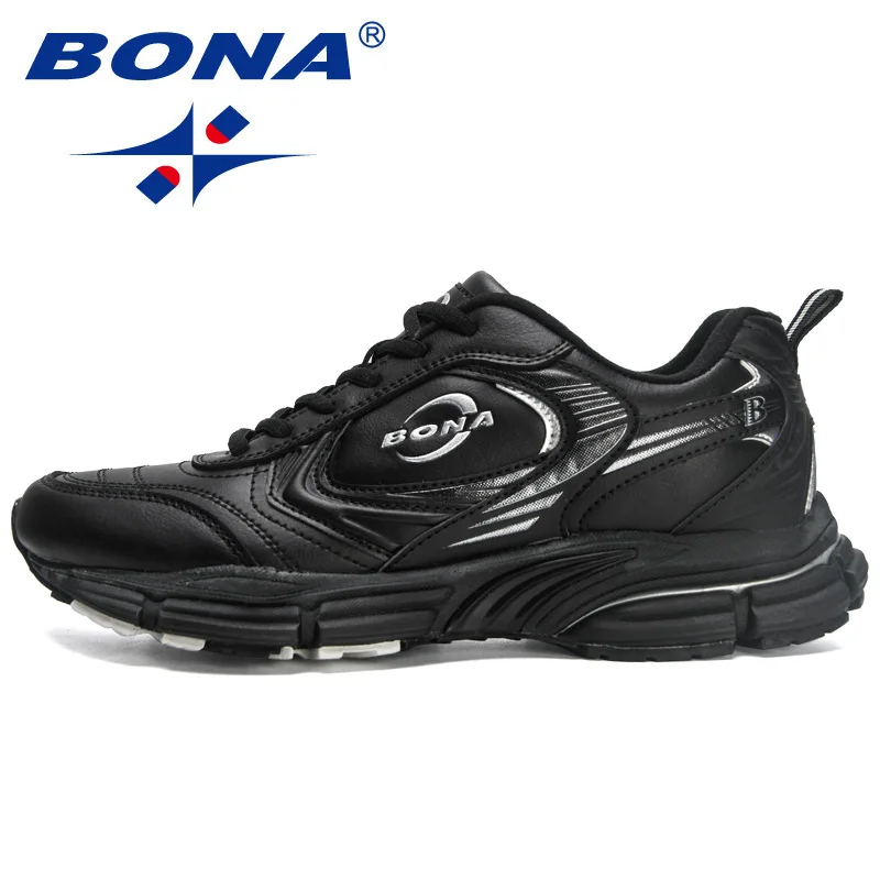BONA 2023 New Designers Jogging Shoes Men Running Shoes Breathable Brand Sneakers Man Sports Training Walking Shoes Mansculino