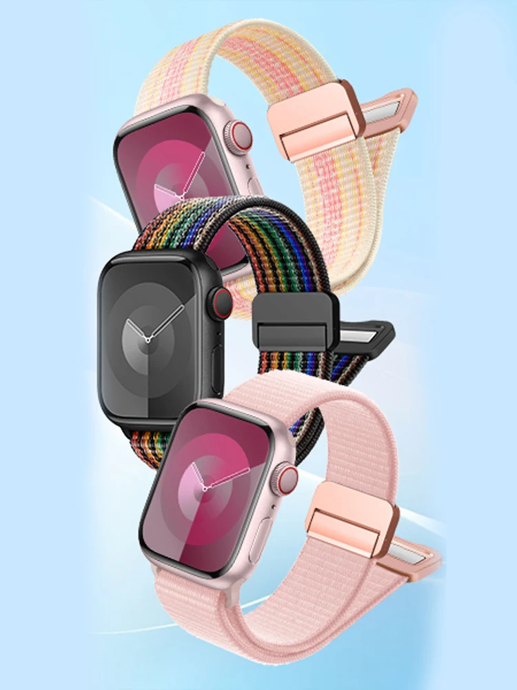 Нейлоновый магнитный браслет для Apple iWatch