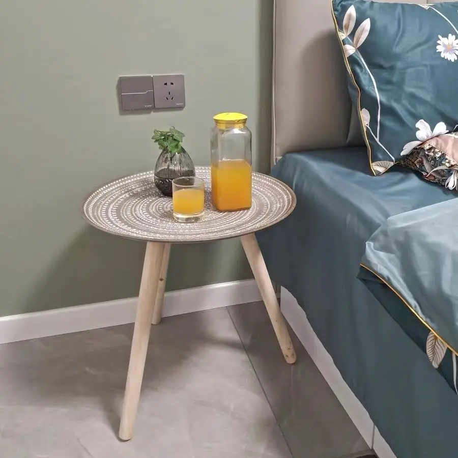 

Классический марокканский стиль, балкон, спальня, диван, круглые, три ноги, фотостолик для послеобеденного чая, 50*50*48 см