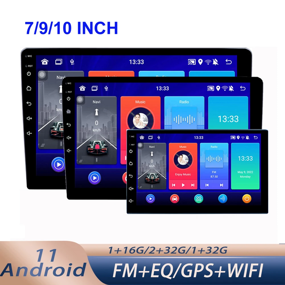

Universal Car Android GPS Navigation Machine Support WiFi Car Radio Multimedia Player GPS Navigation Auto Accessories