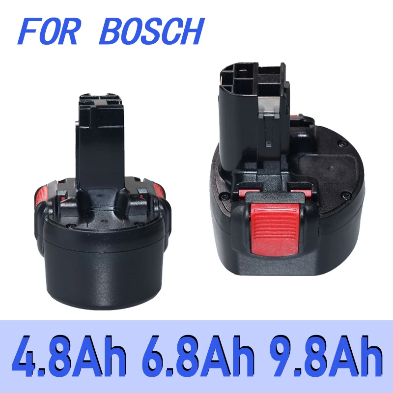 

For 9.6V 4800Mah/6800mAh/9800mAh Ni-Cd Power Tools Batter Voor Bosch Psr 960 BH984 BAT048 BAT119
