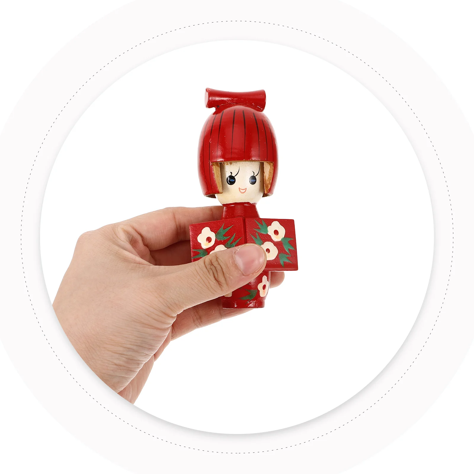 5 шт. кимоно куклы японские самурай мини домашняя деревянная фигурка сувениры