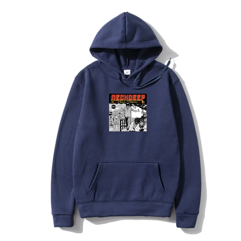 

Neck Deep Band The Peace And The Panic Album Cover Outerwear Mens