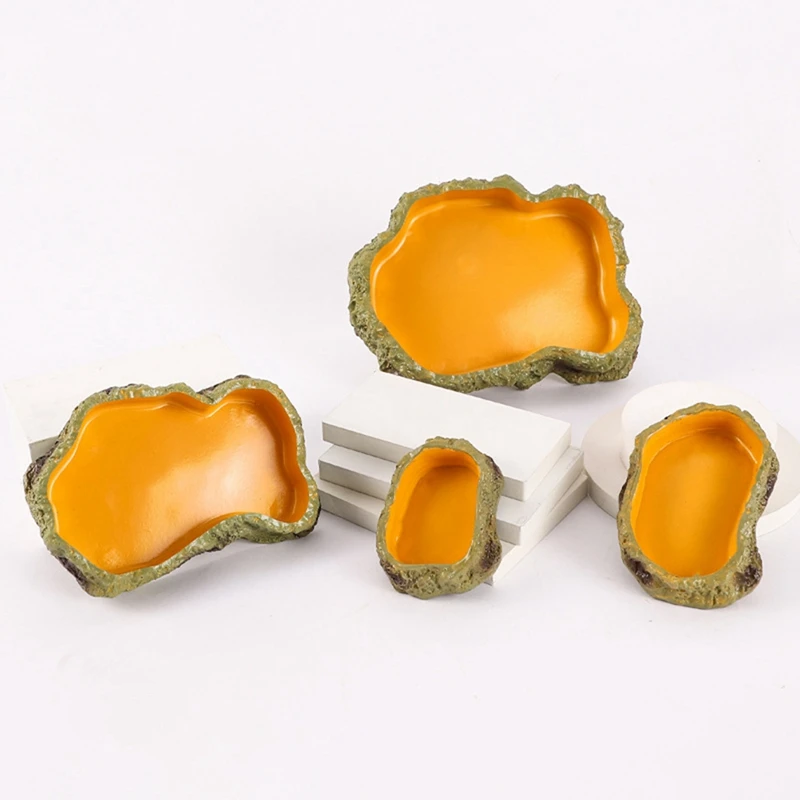 Цельные миски для кормления рептилий террариумная тарелка кормушка как показано