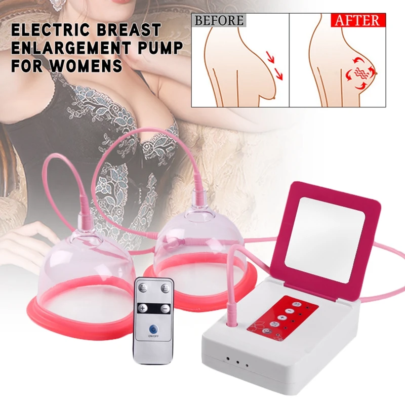 

Electric Breast Enlargement Pump Vacuum Cupping Body Suction Pump Breast Enhace Buttocks Lifter Massage For Womens