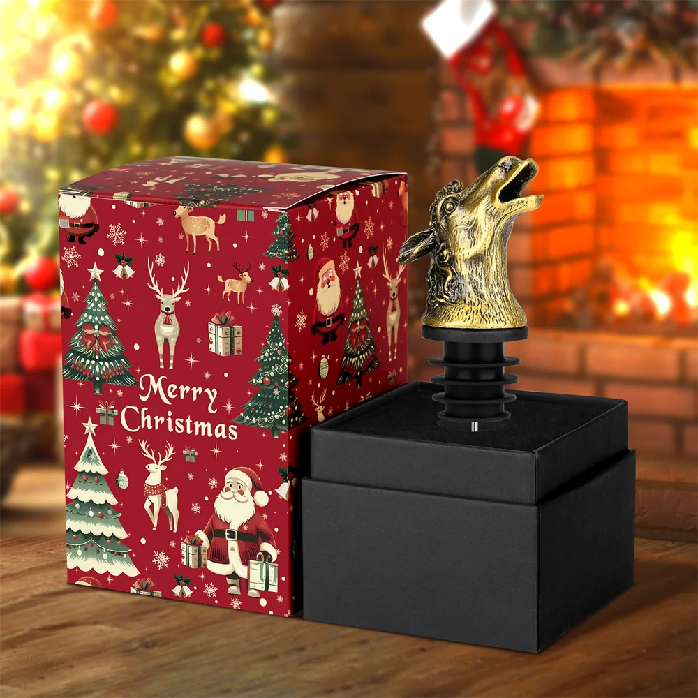 Ретро металлическая голова лошади винный рот барные аксессуары шампанское