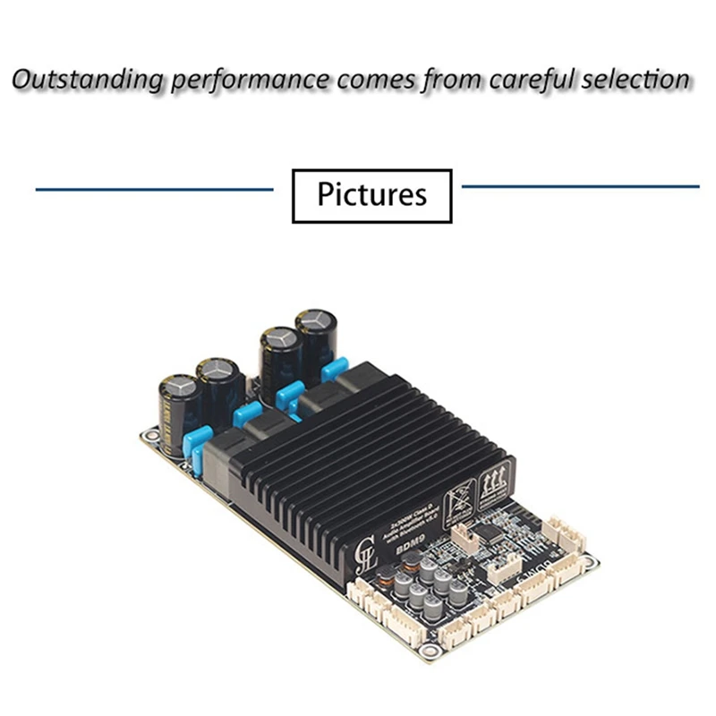 Плата усилителя мощности BDM9 TPA3255 2X300W Bluetooth BT5.0 высокомощный Регулируемый динамик